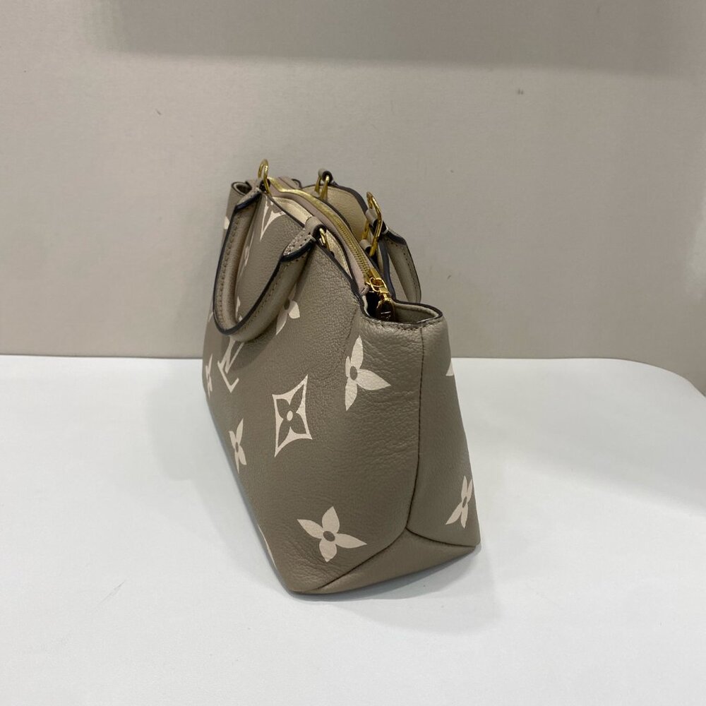 LV Petite Palais Gray & White Top Handle Bag - Picture 3 of 6